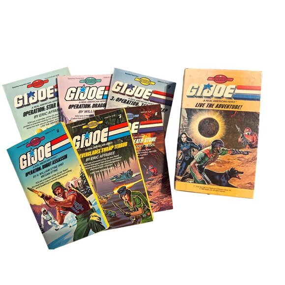 Vintage G.I. Joe Find Your Fate Adventure Books Set Of 6 1980s with box - Picture 1 of 8